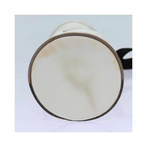 Pre Loved CHANEL Choco Bar Sports Line Shoulder Bag Nylon White CC Auth 70955 - Picture 5 of 8